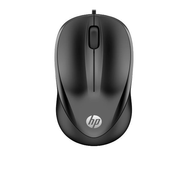 HP 1000 MOUSE ERGONOMICO USB 1.200 DPI NERO
